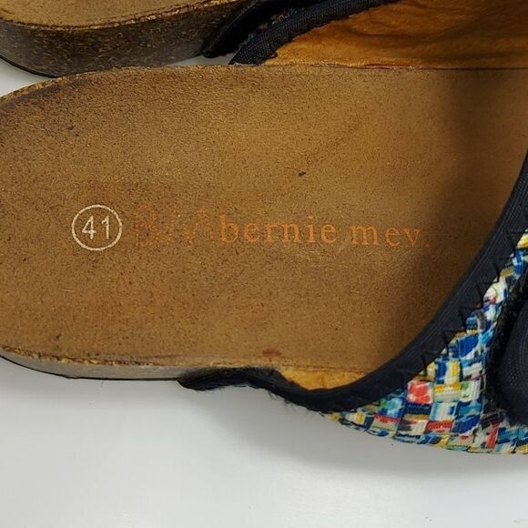 Bernie Mev. Multicolored Woven Buckle Sandals 41 - Picture 4 of 6